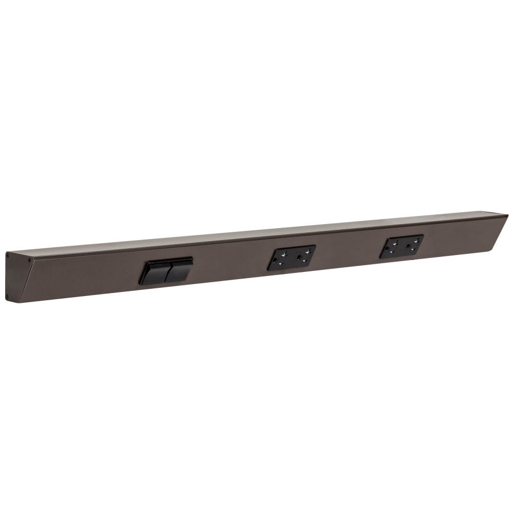 TRS-30IN-BK DS 2SPS-20A REC-BRONZE FINISH-SWITCH LEFT light fixture in bronze finish, 30 inches, designed for stylish lighting solutions