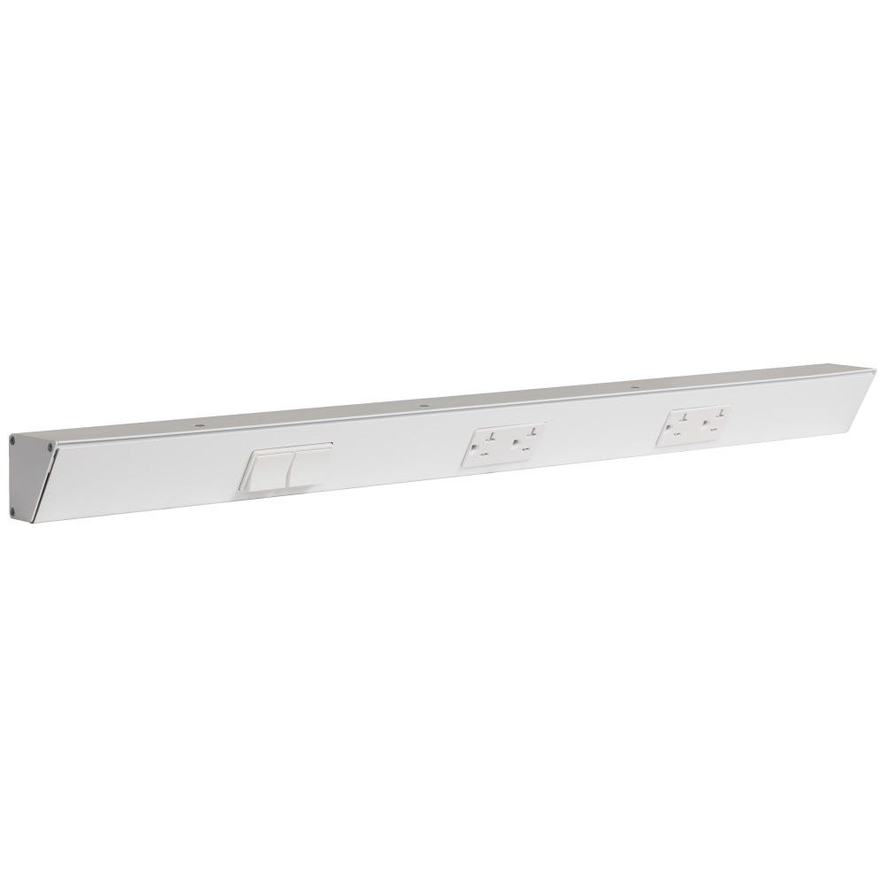 TRS 30in Light Switch in white finish, left switch orientation, designed for modern interiors
