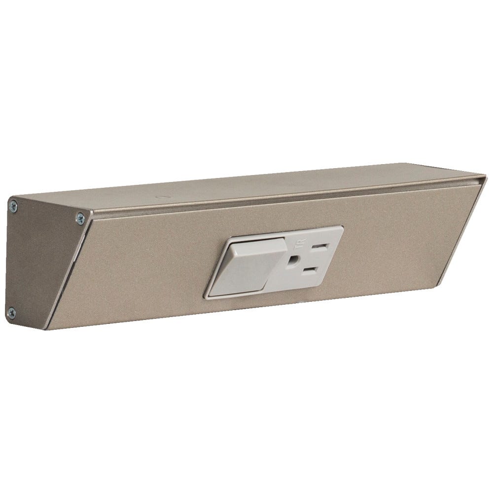 TRS-9IN-1 Gy Combo SPS Switch in satin nickel finish, modern design for home lighting solutions