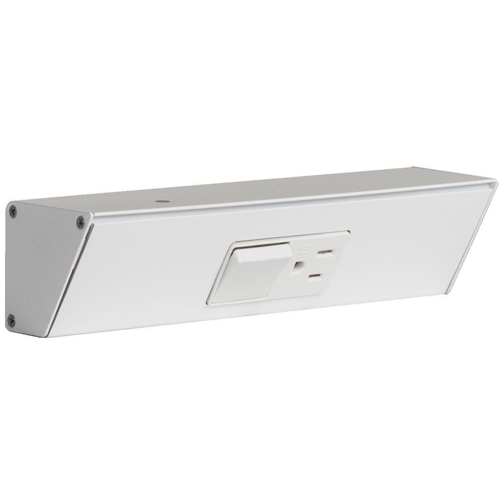 TRS-9in-1 WT Combo SPS Switch in white finish, compact design for versatile lighting solutions