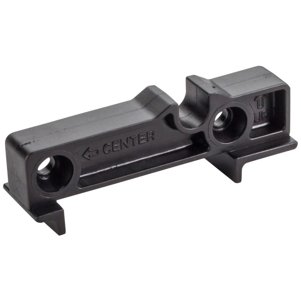 Rear Mounting Block for Undermount Slides - durable hardware for cabinetry installation, includes screws, functional design