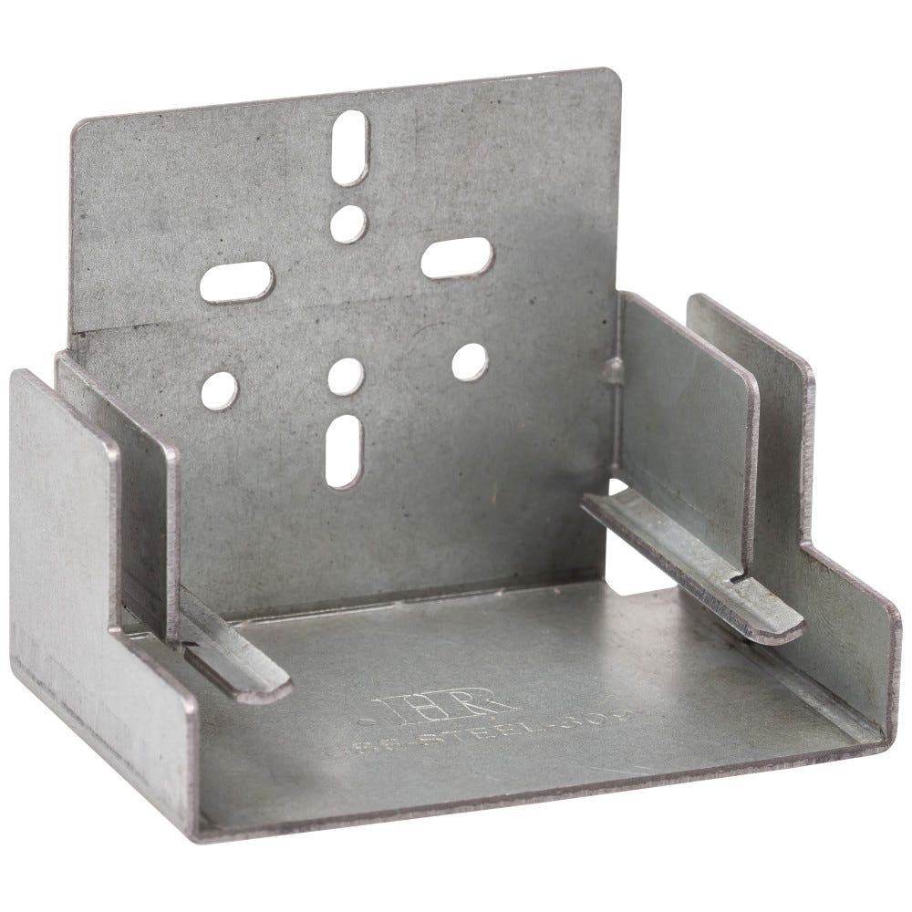 Steel Rear Bracket for USE58-300-9 Undermount Drawer Slides, durable steel finish, sold by the pair