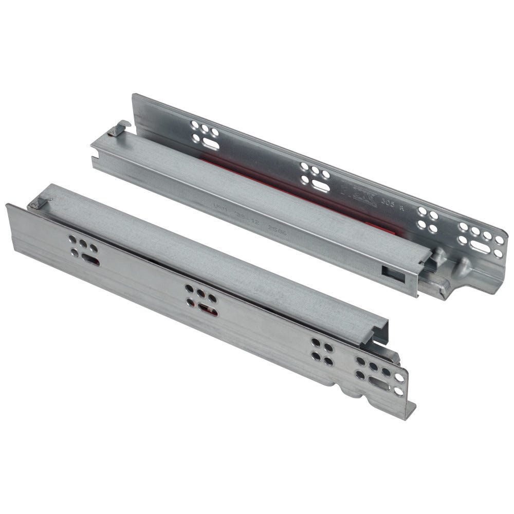 12" Hrmax Synchronized Heavy Duty Ez Open Soft-Close 120 Lb Full Extension Undermount Slides