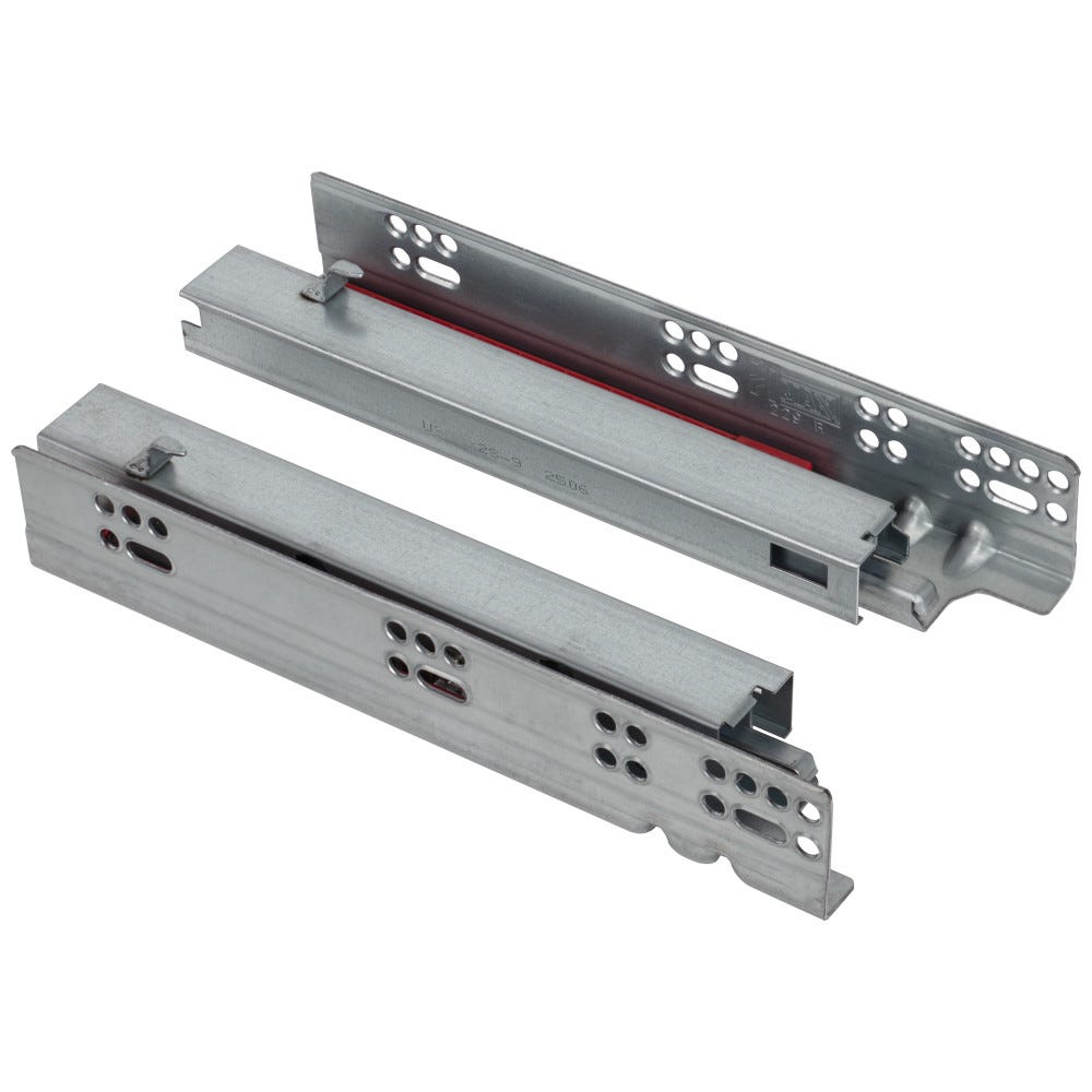 9" HRMAX Synchronized Heavy Duty EZ Open Soft-Close Undermount Slides with a sleek finish and durable construction