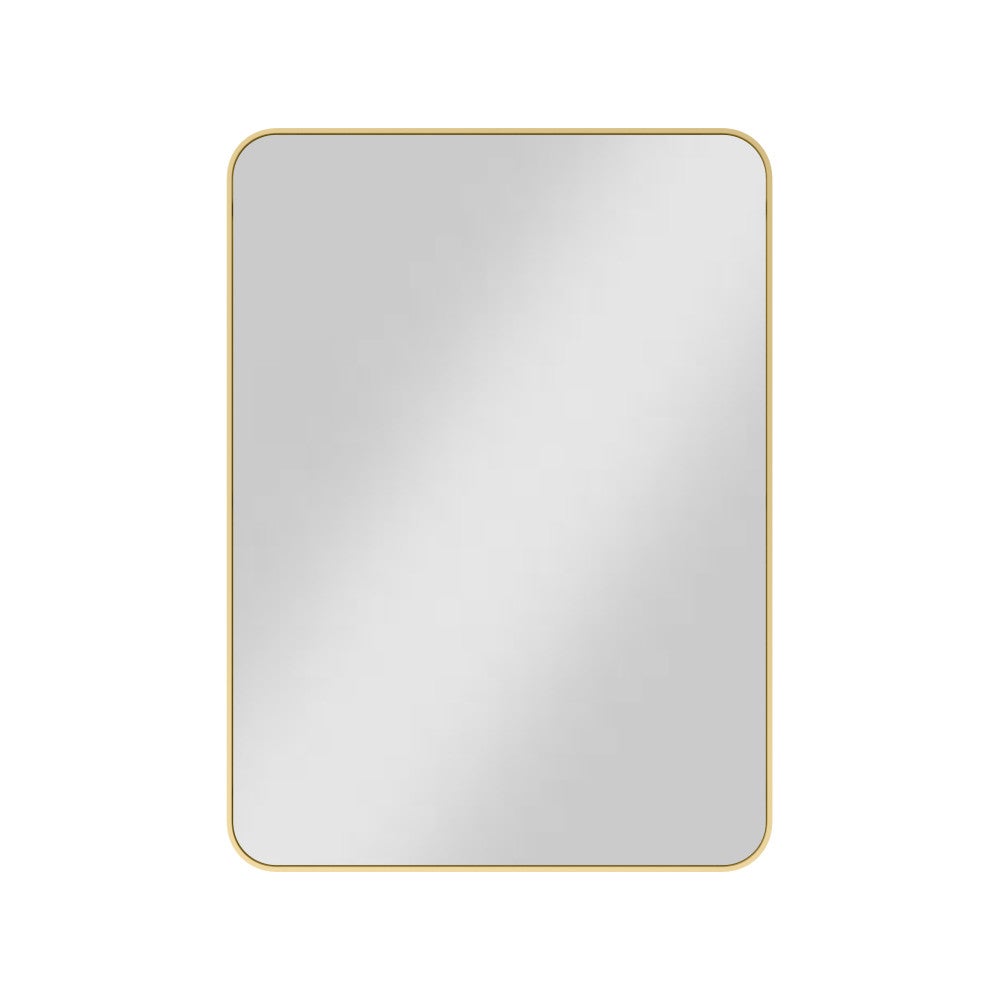 22" X 1" X 30" Rounded Corner Steel Frame Mirror