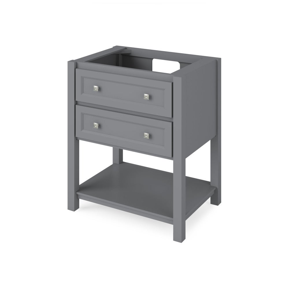 30" X 21-1/2" X 35" Adler Vanity Base *2nd Gen*, Finish: Grey