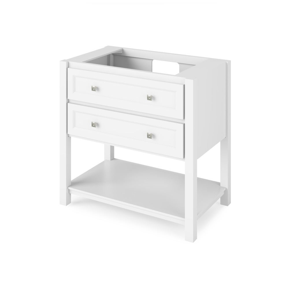 36" X 21-1/2" X 35" Adler Vanity Base *2nd Gen*, Finish: White