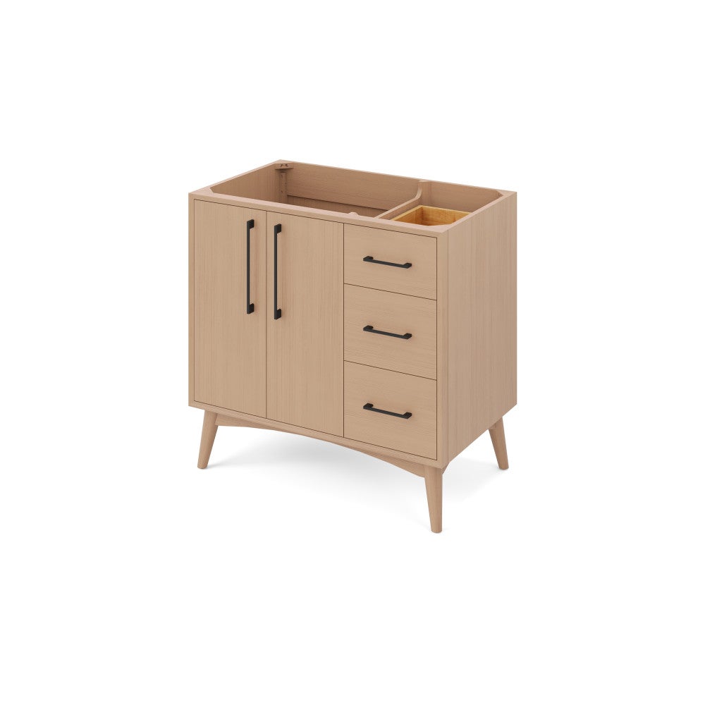 36" X 21-1/2" X 35" Dashwood Vanity Base *2nd Gen*, Finish: Natural Oak