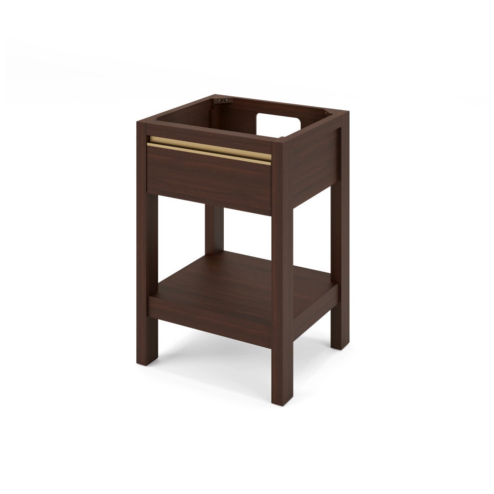24" X 21-1/2" X 35" Jubilee Vanity Base *2nd Gen*, Finish: Dark Walnut