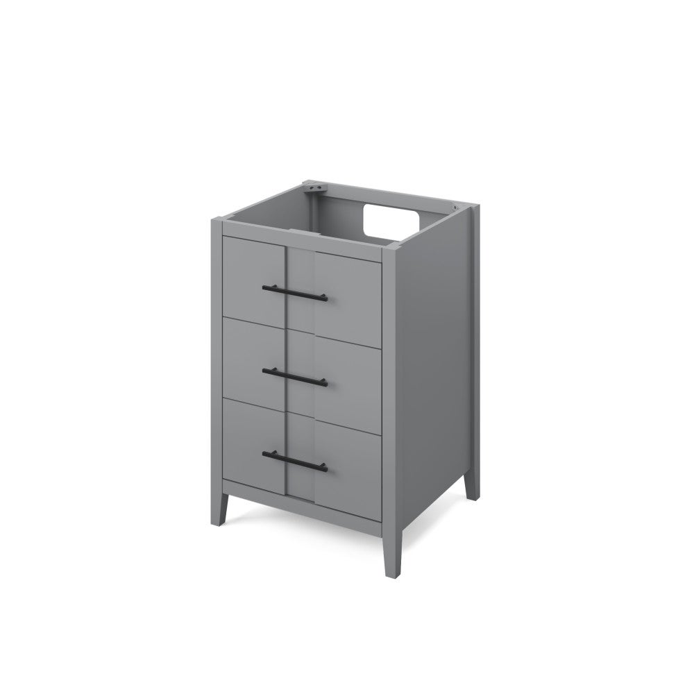 24" X 21-1/2" X 35" Katara Vanity Base *2nd Gen*, Finish: Grey