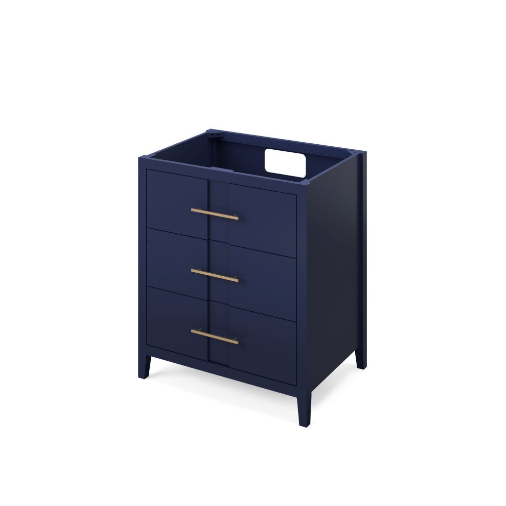 30" X 21-1/2" X 35" Katara Vanity Base *2nd Gen*, Finish: Hale Blue