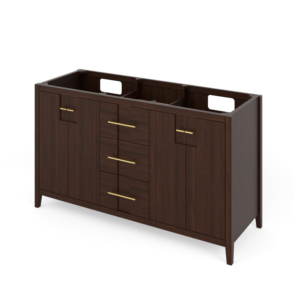 Katara Vanity 60", Dark Walnut