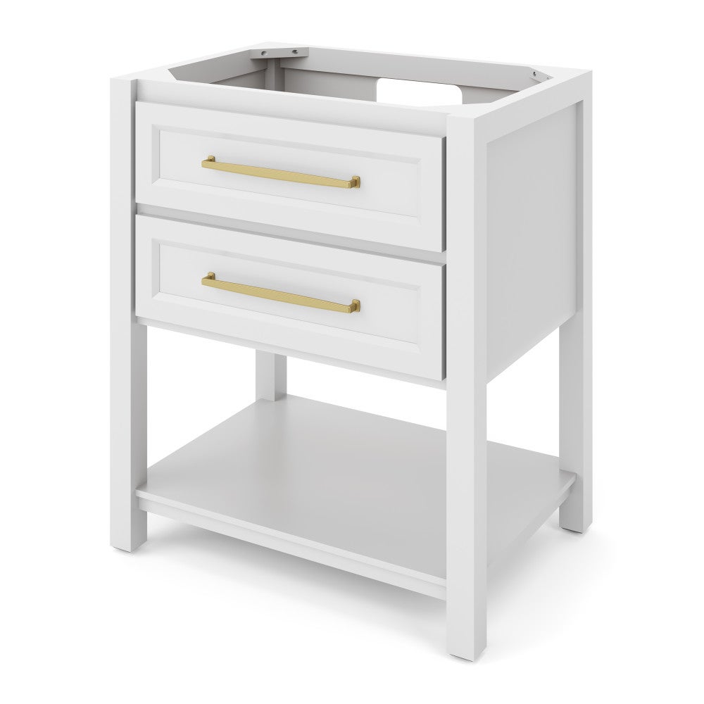30" X 21-1/2" X 35" Kipling Vanity Base *2nd Gen*, Finish: White