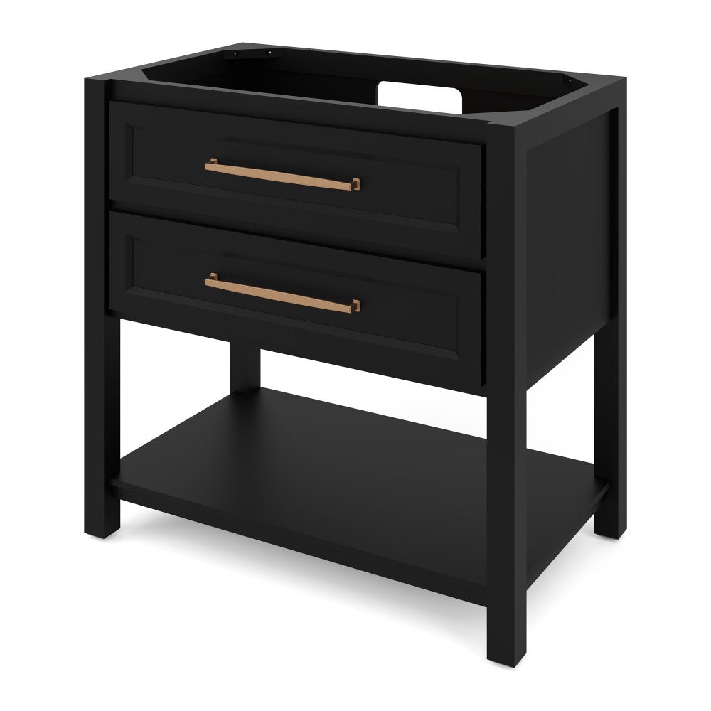 36" X 21-1/2" X 35" Kipling Vanity Base *2nd Gen*, Finish: Black