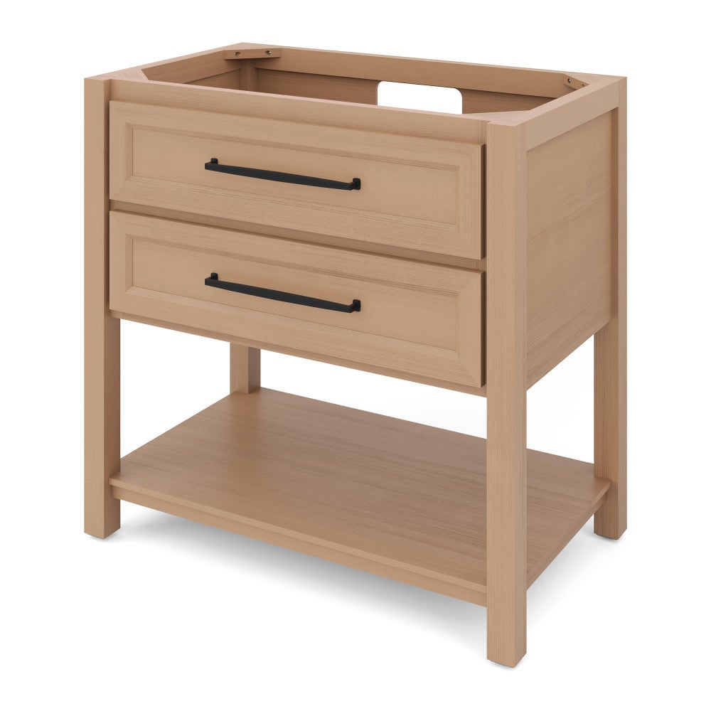 36" X 21-1/2" X 35" Kipling Vanity Base *2nd Gen*, Finish: Natural Oak