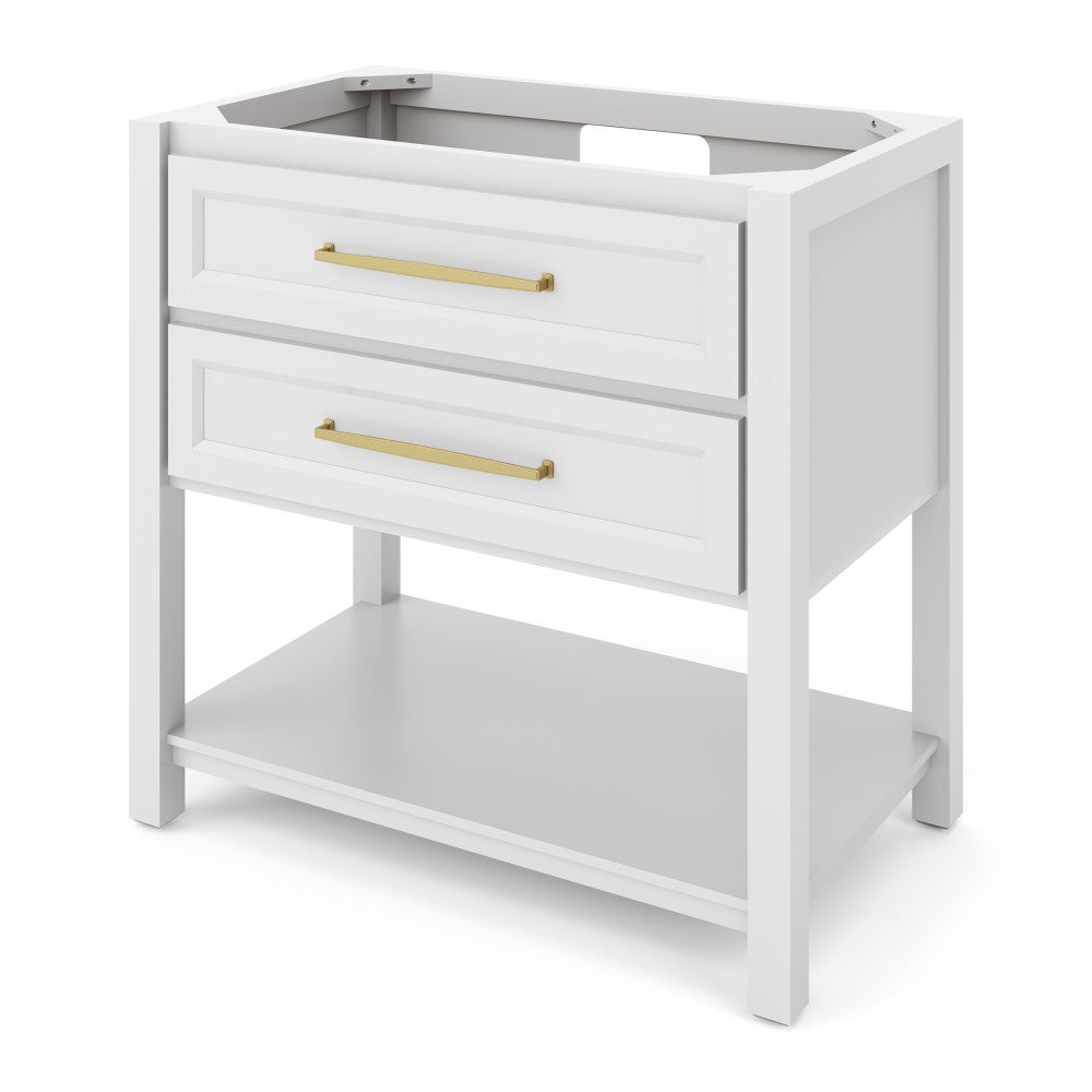 36" X 21-1/2" X 35" Kipling Vanity Base *2nd Gen*, Finish: White