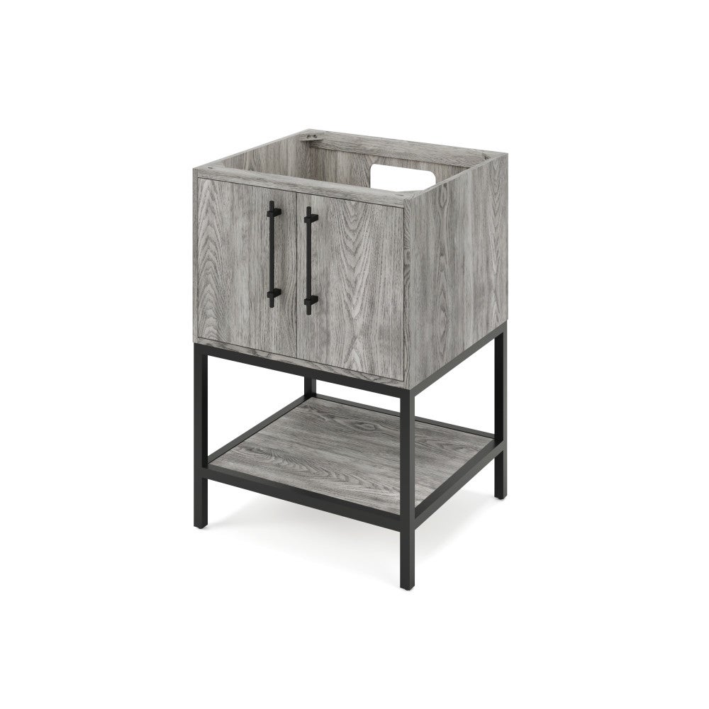 24" X 21-1/2" X 35" Pascal Vanity Base *2nd Gen*, Finish: Weathered Grey