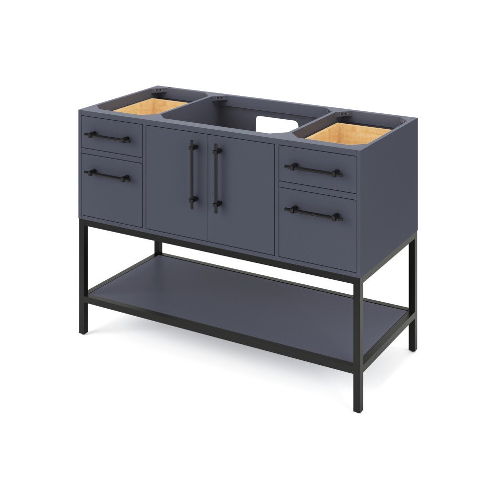 Pascal Vanity 48", Blue Steel