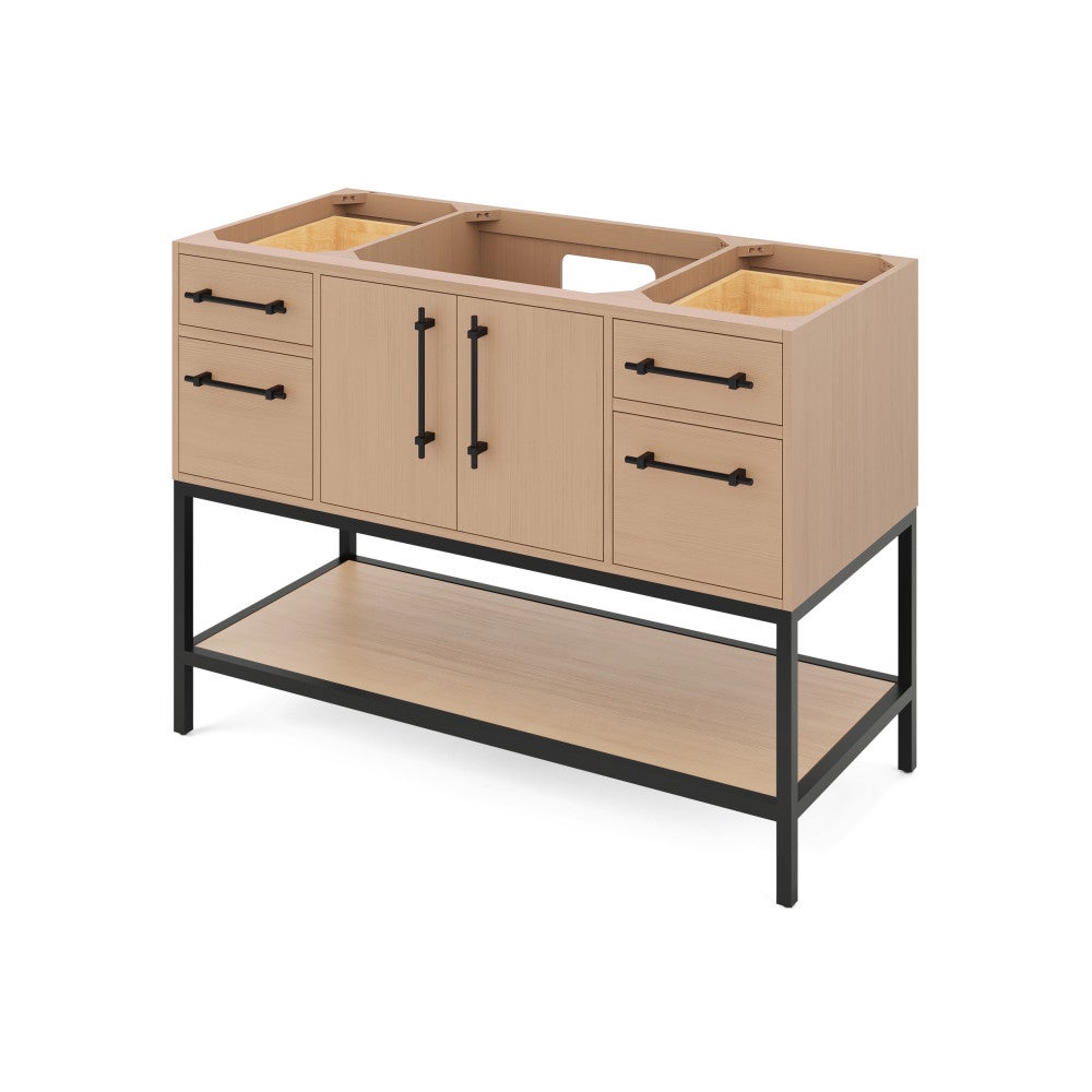 Pascal Vanity 48", Natural Oak
