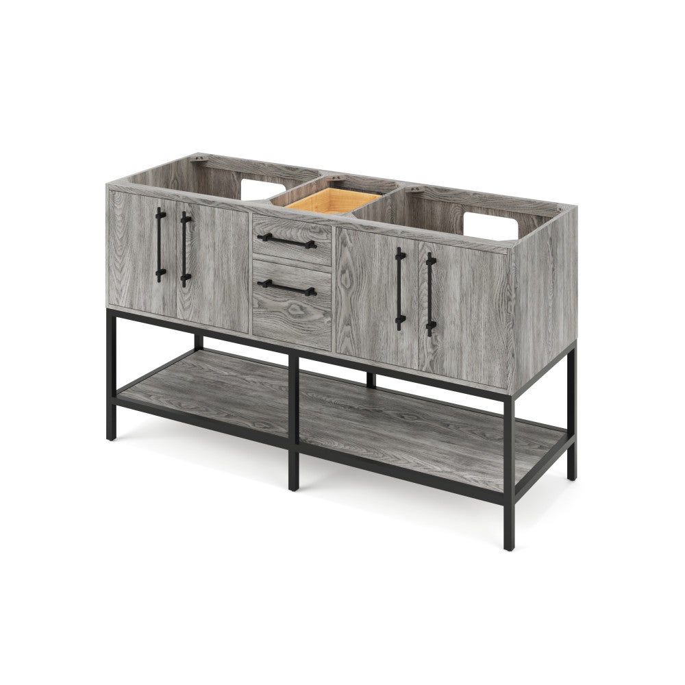 Pascal Vanity 60", Weathered Grey