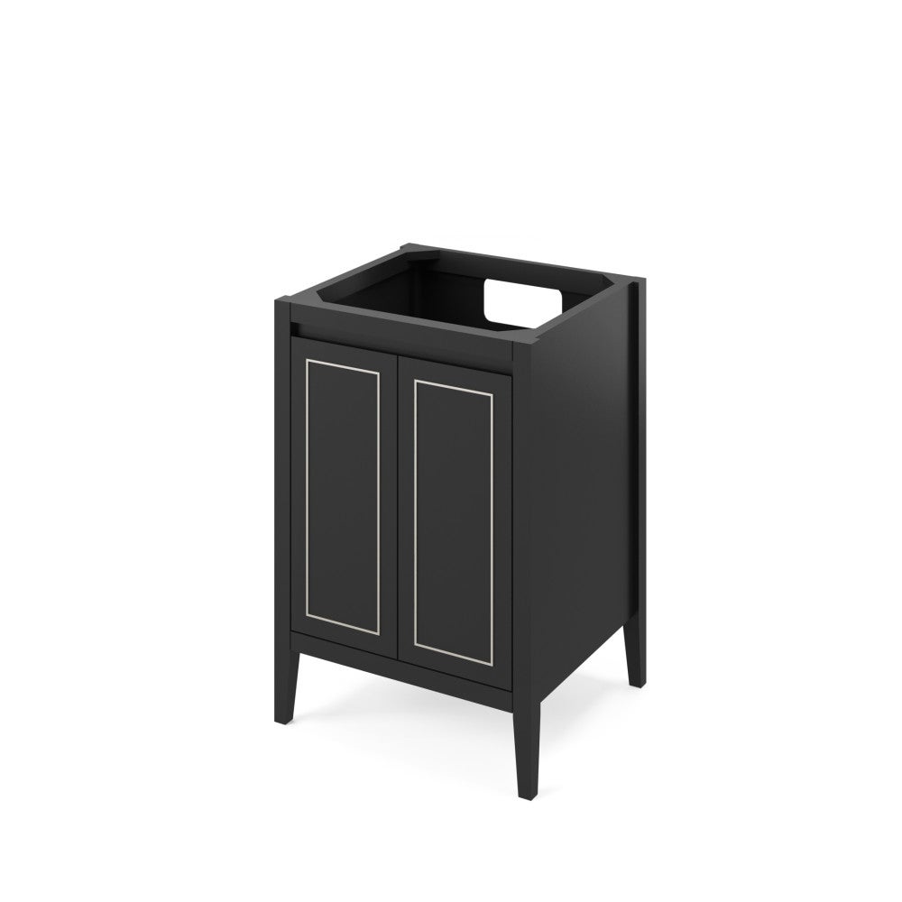 24" X 21-1/2" X 35" Percival Vanity Base * 2nd Gen*, Finish: Black