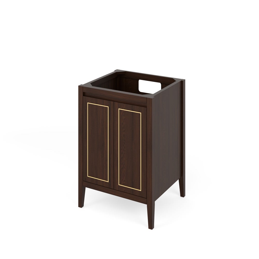 24" X 21-1/2" X 35" Percival Vanity Base * 2nd Gen*, Finish: Dark Walnut