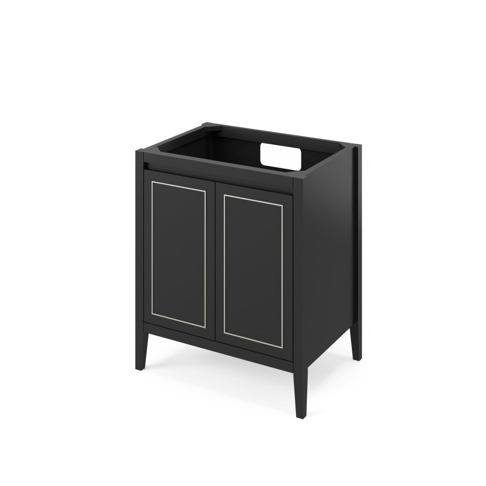 30" X 21-1/2" X 35" Percival Vanity Base * 2nd Gen*, Finish: Black