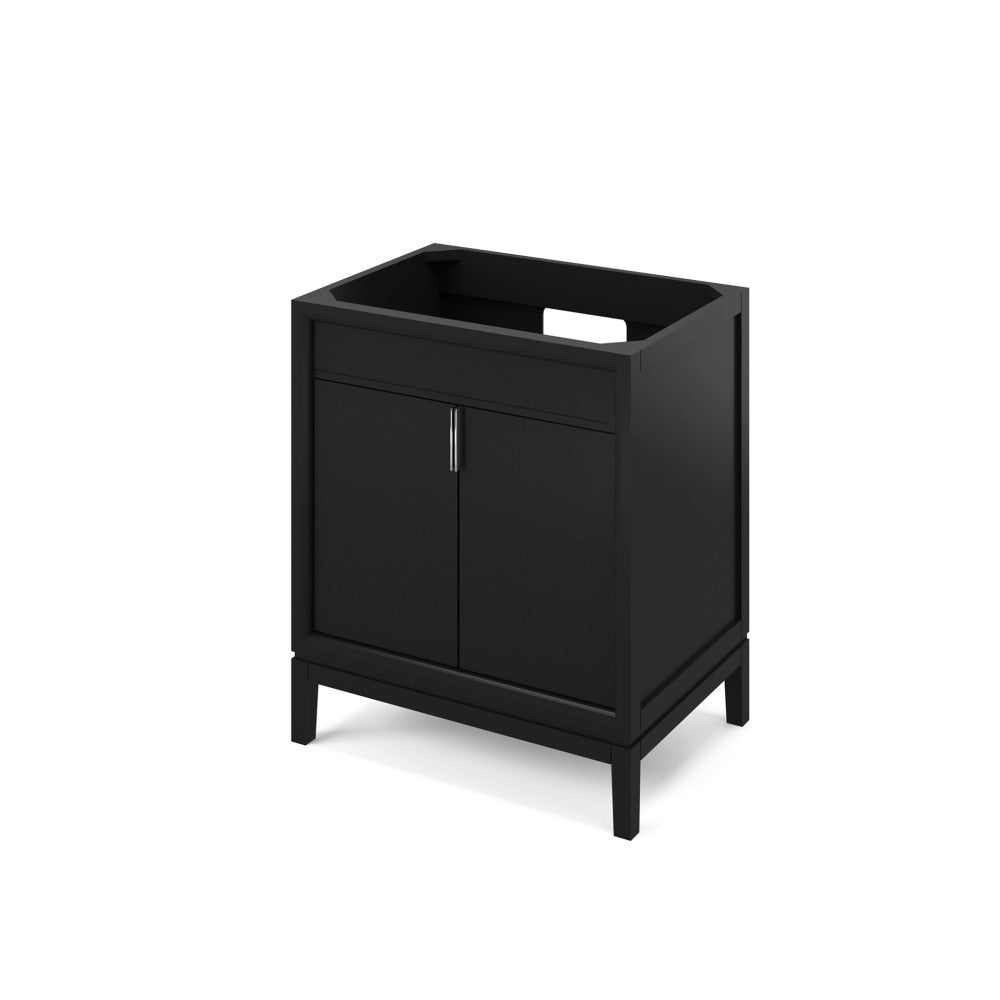 30" X 21-1/2" X 35" Theodora Vanity Base * 2nd Gen*, Finish: Black