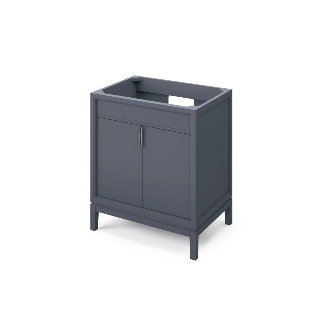30" X 21-1/2" X 35" Theodora Vanity Base * 2nd Gen*, Finish: Blue Steel