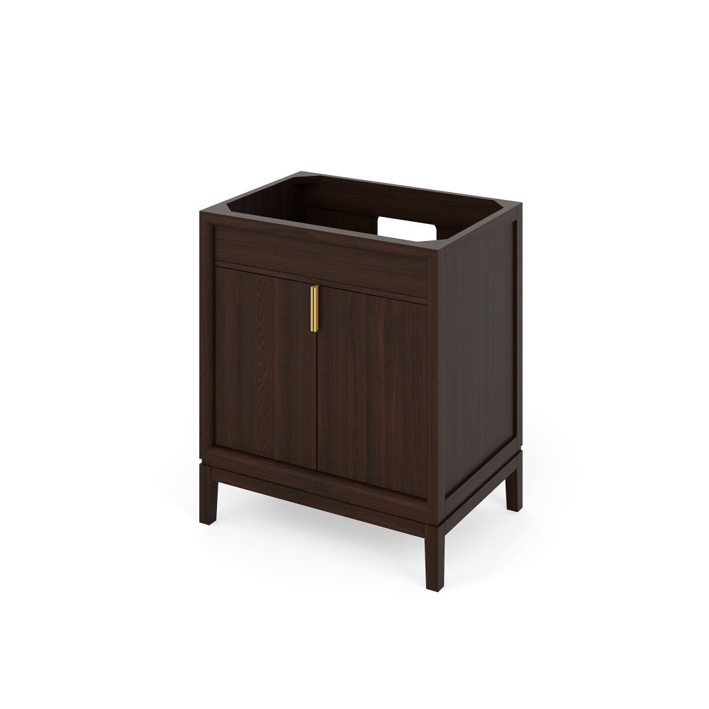 30" X 21-1/2" X 35" Theodora Vanity Base * 2nd Gen*, Finish: Dark Walnut