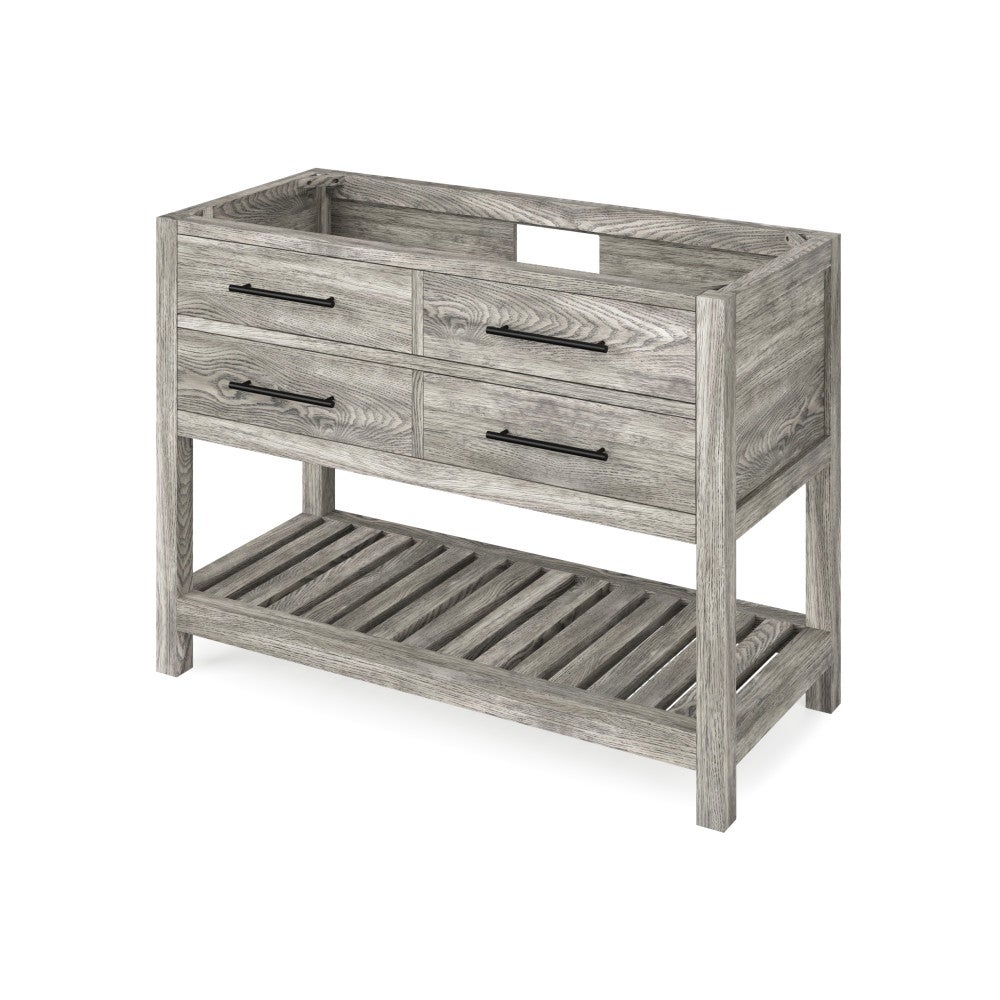 Wavecrest Vanity 48", Weathered Grey