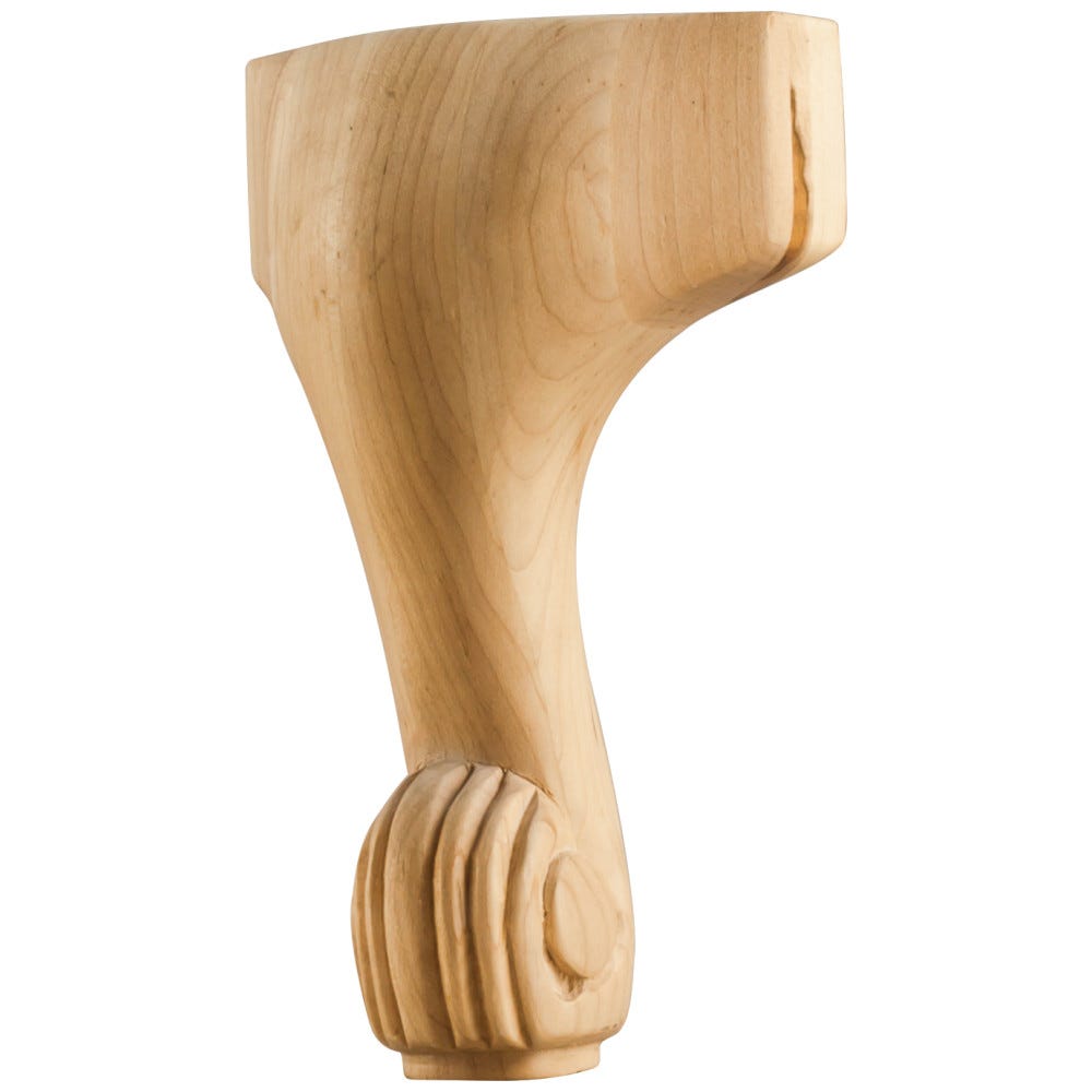 8" Center French Leg 4-3/4" X 4-1/8" X 8"