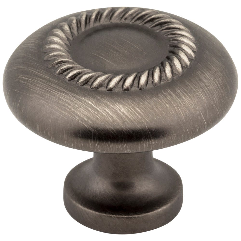 1-1/4" Diameter Cabinet Knob With Rope Detail