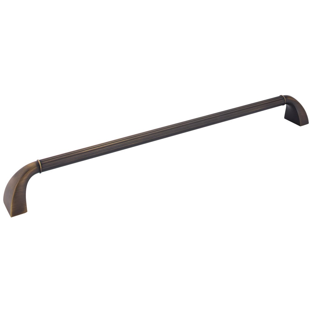 18-3/4" Overall Length Appliance Pull in Antique Brass, Decorative Hardware by Jeffrey Alexander
