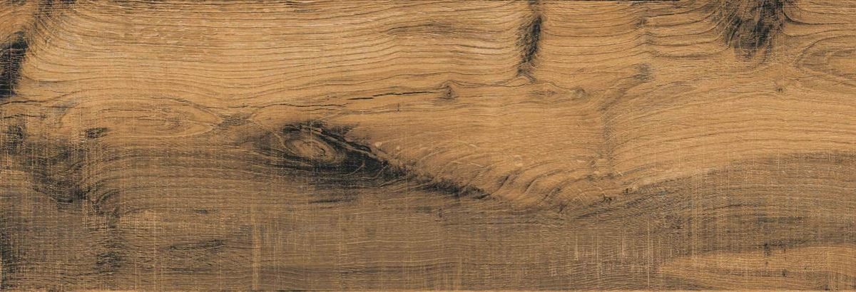 Paper Birch wood look tile in brown, matte finish, 8x24 inches, porcelain material