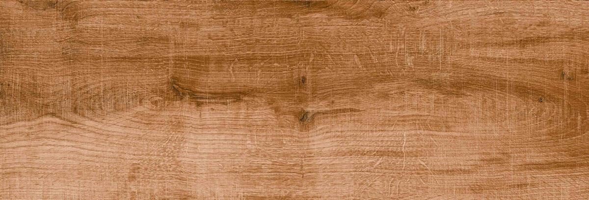 Sweet Birch wood look tile in brown color, matte finish, size 8x24 inches, made of porcelain